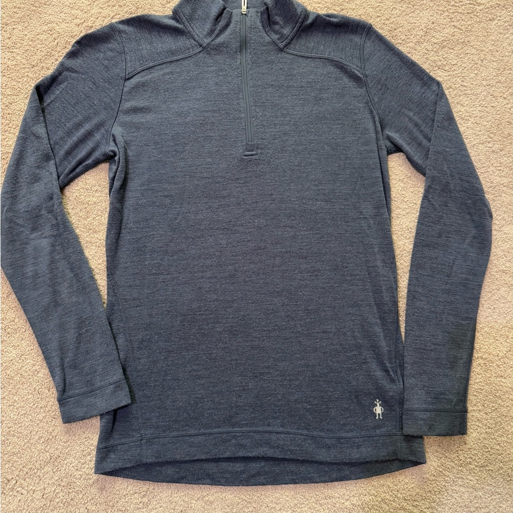 Smartwool Women's Gray Quarter-Zip Top